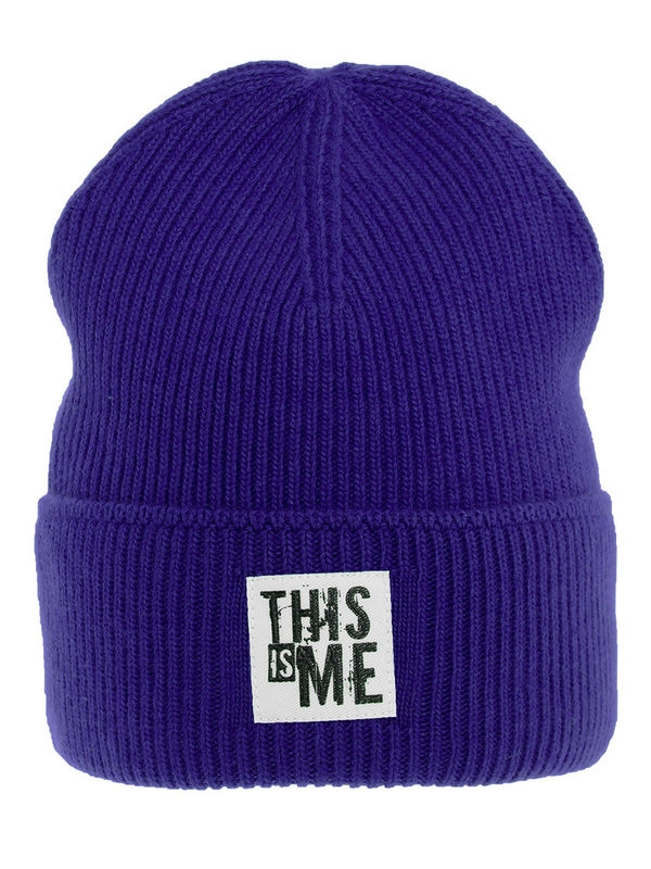 Шапка Мандарин, Миалт синий, весна-осень - Шапки весна-осень