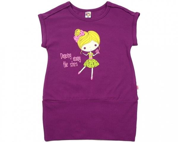 Платье для девочек Mini Maxi, модель 2835, цвет лиловый - Платья для девочек с коротким рукавом