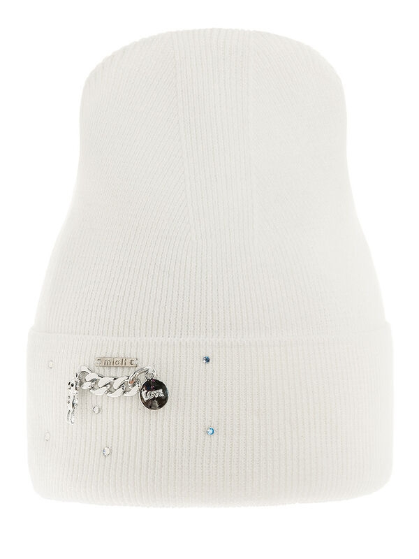 Шапка для девочки Children style, Миалт белый, весна-осень - Для девочек весна-осень