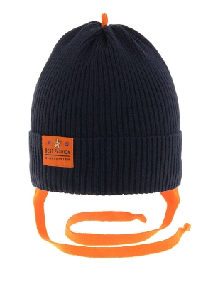 Шапка для мальчика Королек, Миалт темно-синий, весна-осень