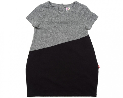Платье для девочек Mini Maxi, модель 2743, цвет графит/черный