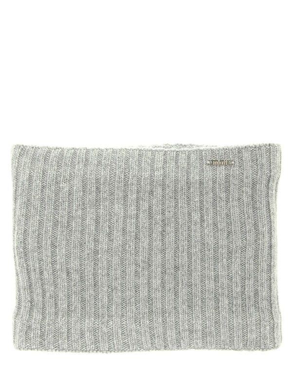 Шарф-труба Традиция, Mialt серый/меланж, зима-весна-осень - Шарф-снуд