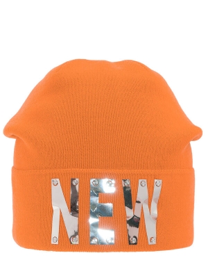 Шапка для девочки Dance hall, Миалт ярко-оранжевый, весна-осень
