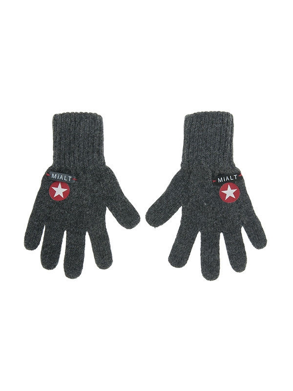 Перчатки для мальчика Ярик, Миалт темно-серый - Перчатки