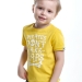 Футболка для мальчиков Mini Maxi, модель 6682, цвет горчичный