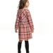 Платье для девочек Mini Maxi, модель 7351, цвет розовый/клетка