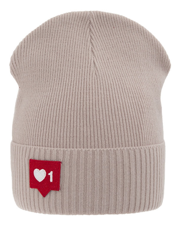 Шапка для девочки Паприка, Миалт темно-пудровый, весна-осень - Для девочек весна-осень
