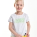 Футболка для девочек Mini Maxi, модель 2719, цвет белый/желтый