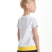 Футболка для девочек Mini Maxi, модель 2719, цвет белый/желтый