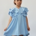 Платье для девочки вискоза БУШОН ST67, цвет голубой