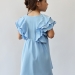 Платье для девочки вискоза БУШОН ST67, цвет голубой