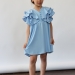 Платье для девочки вискоза БУШОН ST67, цвет голубой