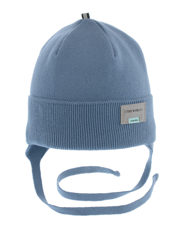 Шапка для мальчика Хром, Миалт грязно-джинсовый, весна-осень - Шапки весна-осень