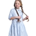 Платье для девочек Mini Maxi, модель 7485, цвет голубой/мультиколор