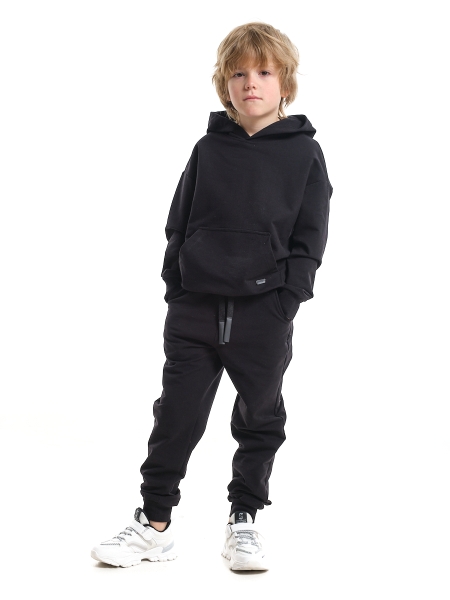 Спортивный костюм для мальчиков Mini Maxi, модель 9820, цвет черный - Костюмы спортивные