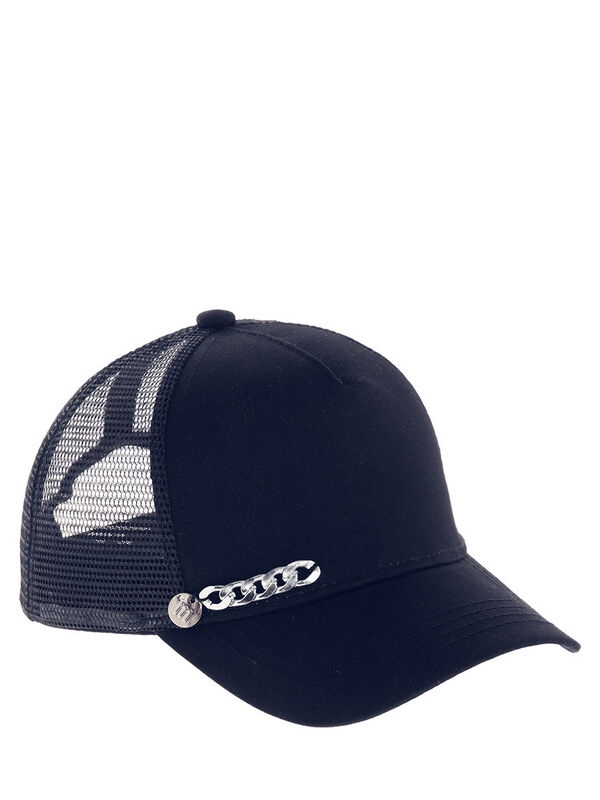 Бейсболка для девочки Лоск бейсболка, Миалт черно-синий, лето - Бейсболки и кепки