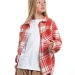 Рубашка для девочек Mini Maxi, модель 7998, цвет красный/клетка