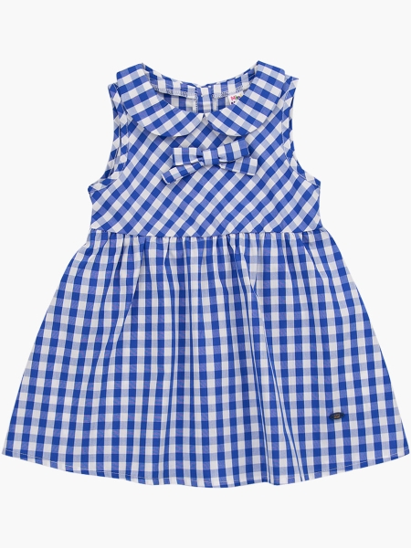 Платье для девочек Mini Maxi, модель 3288, цвет синий - Платья для девочек с коротким рукавом