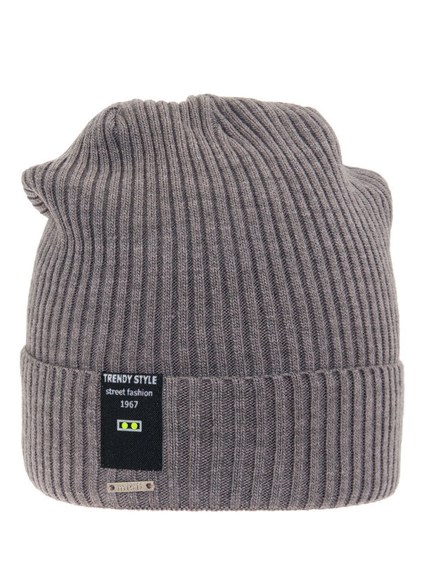 Шапка Этикетка, Миалт черничный, весна-осень - Шапки весна-осень