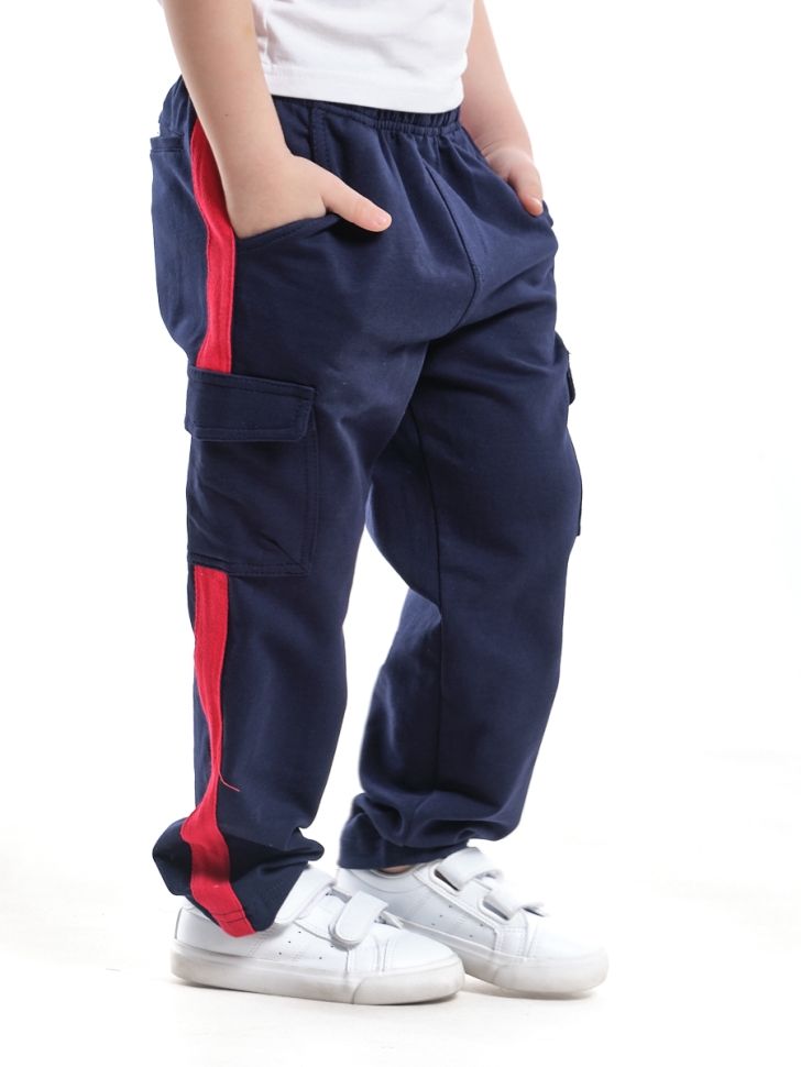 Брюки для мальчиков Mini Maxi, модель 1598, цвет темно-синий - Брюки спортивные (джогеры)