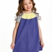 Платье для девочек Mini Maxi, модель 2686, цвет синий/желтый