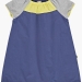 Платье для девочек Mini Maxi, модель 2686, цвет синий/желтый