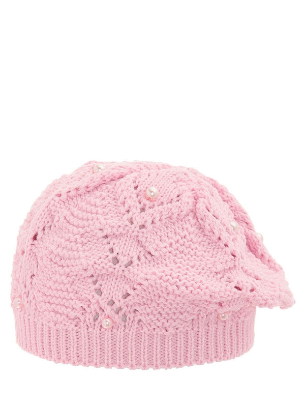 Берет для девочки Настюша берет, Миалт розовый - Береты для девочек