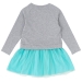 Платье для девочек Mini Maxi, модель 6860, цвет серый/бирюзовый