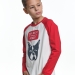 Футболка для мальчиков Mini Maxi, модель 0729, цвет красный