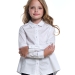 Блузка для девочек Mini Maxi, модель 7652, цвет белый