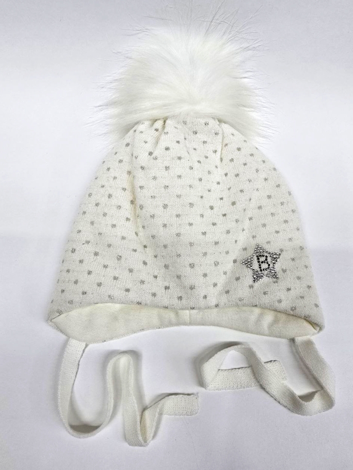 Шапка DOLLY, Broel белый - Шапочки на завязках