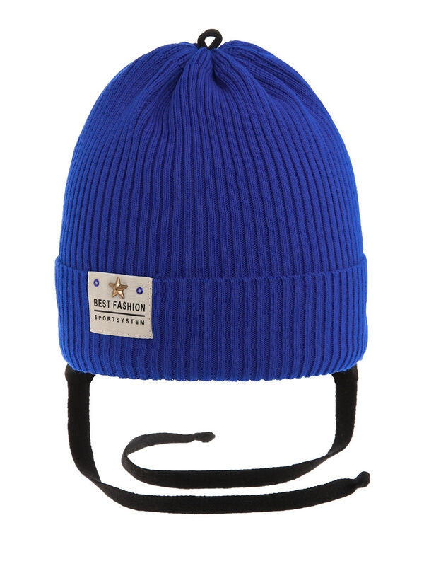 Шапка для мальчика Королек, Миалт ярко-джинсовый, весна-осень - Шапки весна-осень