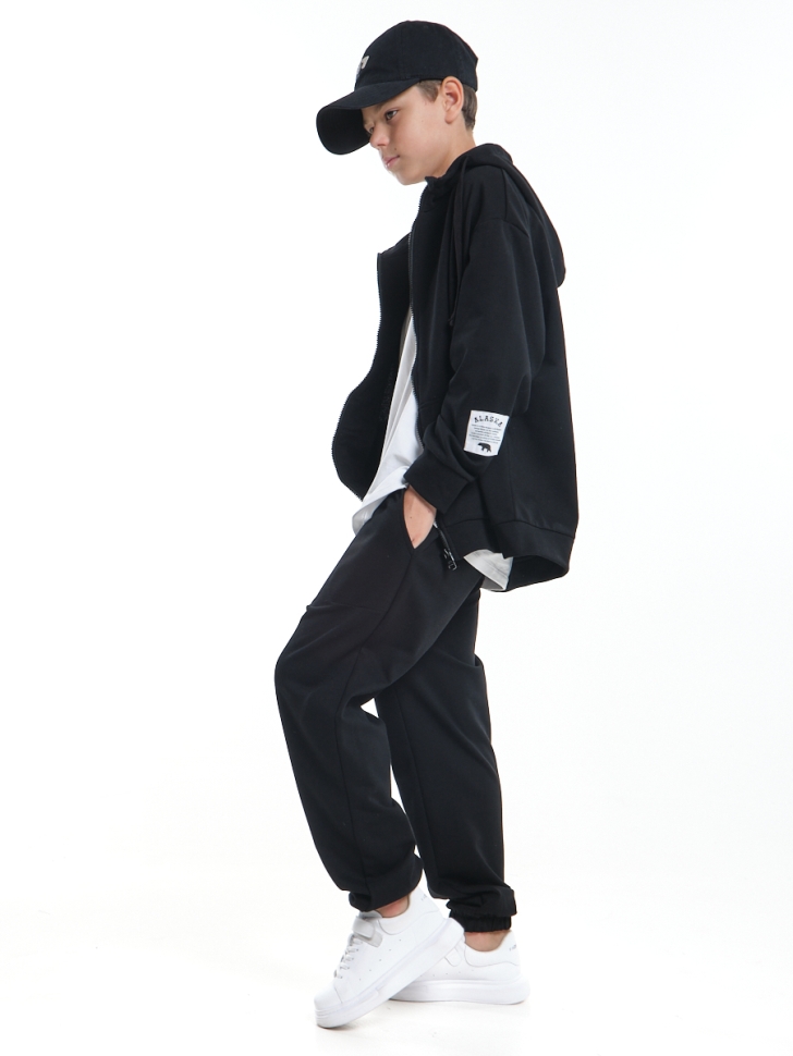 Спортивный костюм для мальчиков Mini Maxi, модель 8003, цвет черный - Костюмы спортивные