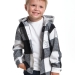 Рубашка для мальчиков Mini Maxi, модель 7988, цвет клетка/черный