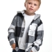 Рубашка для мальчиков Mini Maxi, модель 7988, цвет клетка/черный