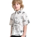 Рубашка для мальчиков Mini Maxi, модель 3358765, цвет белый/черный