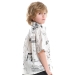 Рубашка для мальчиков Mini Maxi, модель 3358765, цвет белый/черный
