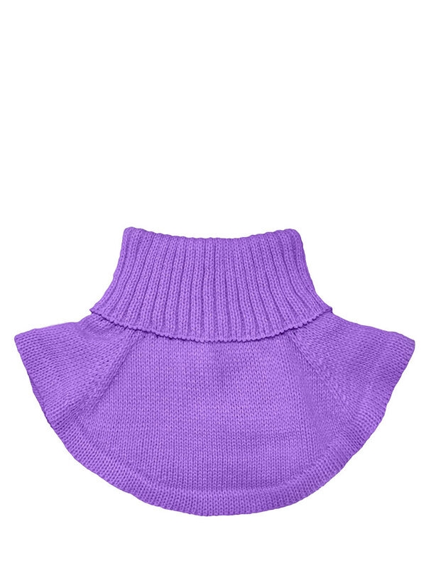 Шарф Манишка Элен, Миалт сиреневый, зима-весна-осень - Манишки детские