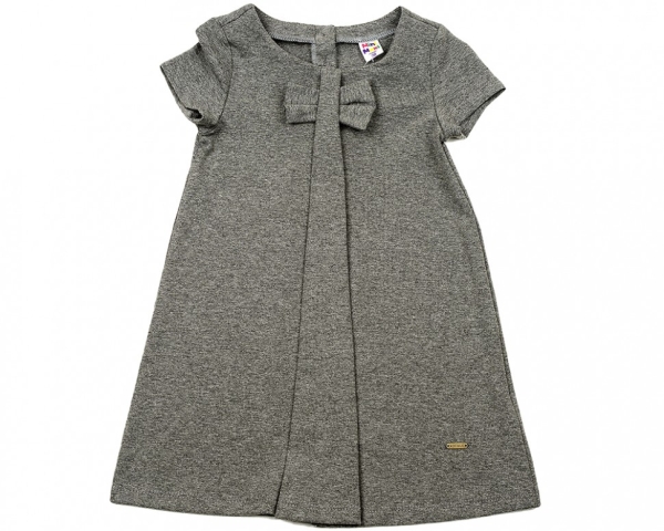 Платье для девочек Mini Maxi, модель 2685, цвет графит - Платья для девочек с коротким рукавом