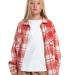 Рубашка для девочек Mini Maxi, модель 7998, цвет красный/клетка