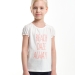 Футболка для девочек Mini Maxi, модель 3226, цвет белый