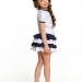 Комплект одежды для девочек Mini Maxi, модель 1356/1357, цвет белый/синий