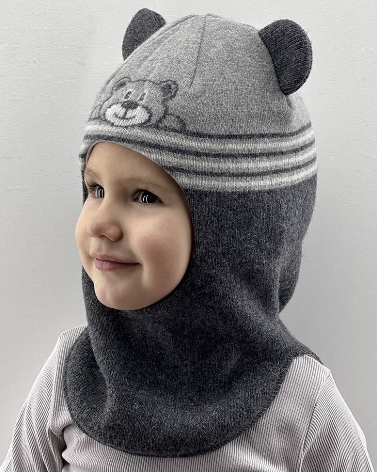 Шапка-шлем для мальчика Палмер  - Шлемы осень-зима