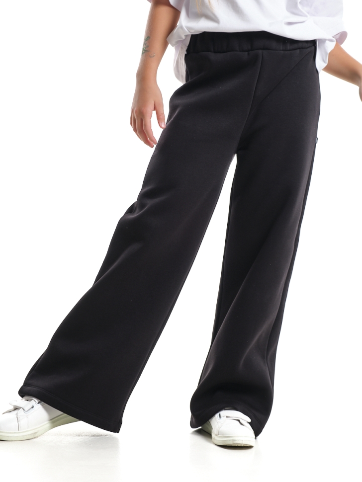 Брюки для девочек Mini Maxi, модель 9828, цвет черный - Брюки палаццо