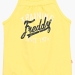 Футболка-топ для девочек Mini Maxi, модель 0791, цвет желтый