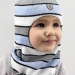 Шапка-шлем зима, скб св.серый+голубой+белый