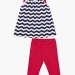 Комплект одежды для девочек Mini Maxi, модель 0806/0807, цвет синий
