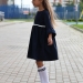 Платье для девочки школьное БУШОН SK44, цвет темно-синий