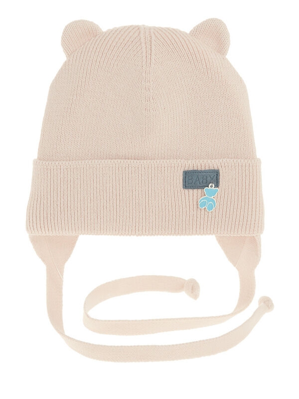 Шапка для мальчика Тео, Миалт светло-бежевый, весна-осень - Шапки весна-осень