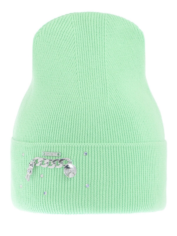 Шапка для девочки Children style, Миалт ментоловый, весна-осень - Для девочек весна-осень